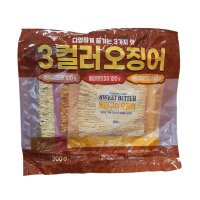 3컬러 오징어 300g/ 100g X3 (맥반석오징어, 불갈비오징어, 버터구이오징어)