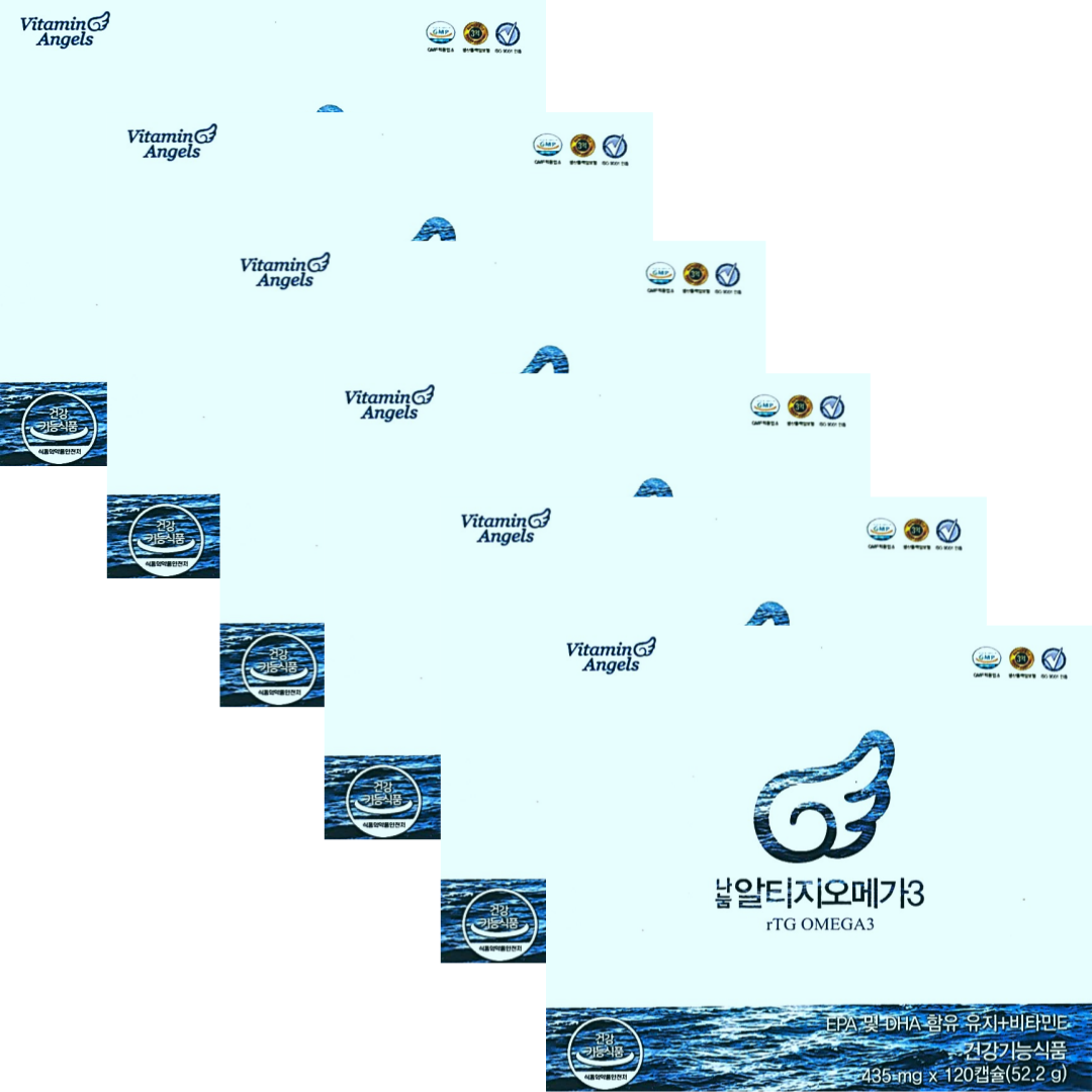 <b>비타민엔젤스</b> 나눔 알티지 오메가3 435mg x 120캡슐 x 6박스 12개월분