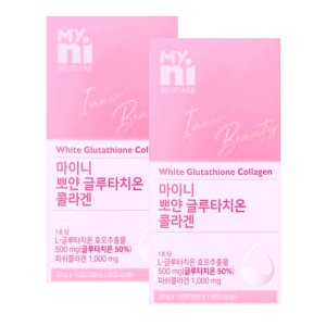 일동제약 마이니 뽀얀 글루타치온 콜라겐 20g x 15포 x 2박스 30일분