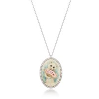 르플리스 루이스웨인 게이샤 네크리스 Louis Wain Geisha Necklace