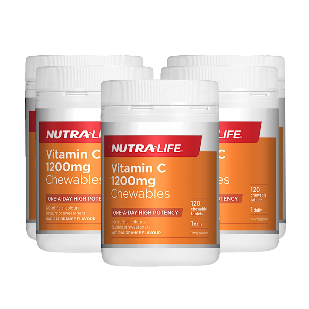 Nutralife 뉴트라<b>라이프 비타민C</b> 1200mg 120정 5개