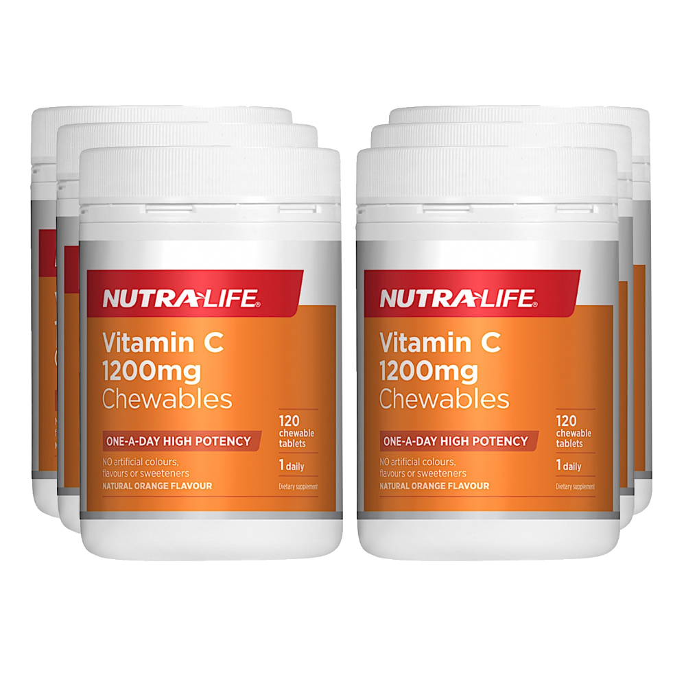 Nutralife 뉴트라<b>라이프 비타민C</b> 1200mg 120정 6개