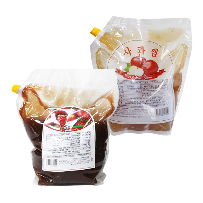 부국 딸기쨈 3KG +사과쨈 3KG