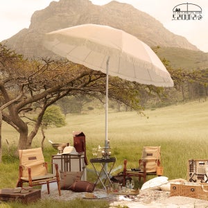 감성 캠핑 파라솔 비치 테라스 옥상 정원 차박 태슬 각도조절 높이조절 파라솔