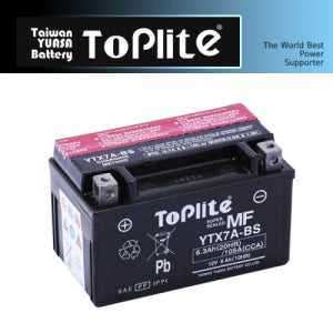 유아사 대만(톱라이트) YTX7A-BS 무보수 배터리-12V,6A