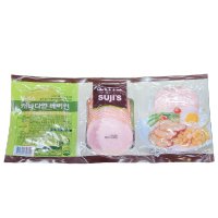 수지스 두꺼운 통 베이컨 샌드위치햄 240G X 3(아이스박스 안심포장)