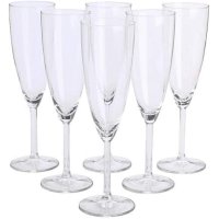 Ikea Ikea Swallow Clear Champagne Flute 스발카 클리어 샴페인잔 6개