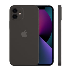 제트스킨 지문방지 나노슬림 생폰 케이스 반투명 매트 무광 블랙, 아이폰12 미니