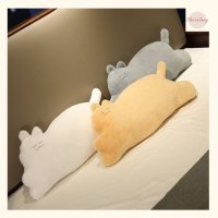 푹신 고양이 베개 인형 등받이 쿠션 3color