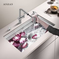 멀티싱크대 Asras 8043G SUS304 주방 싱크 싱크대