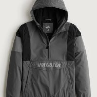 HOLLISTER FLEECE-LINED SPORT ANORAK 511790/332-2488-1696-175 Grey