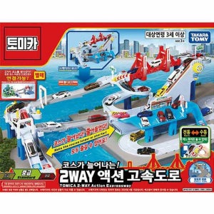 토미카 액션고속도로 미니카 자동차 레일 트랙놀이 주차타워장난감