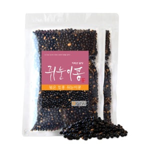 오가뷰 지리산 볶은 쥐눈이콩 약콩 600g 국산