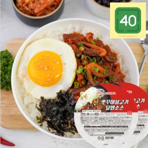 한품 쭈꾸미불고기덮밥소스 230g x40팩