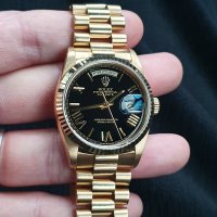 ROLEX 롤렉스 데이데이트 블랙로만커스텀 다이얼커스텀 커스텀다이얼 36mm