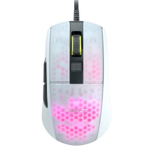 ROCCAT 버스트 프로 68g 초경량 광축 게이밍 마우스 16K 화이트