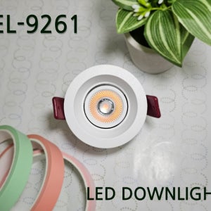 (20개묶음) EL-9261 2인치 COB 다운라이트 5W 황제라이팅 타공 57-64mm 전기보따리 3500K 전주백색 3000K 4000K 6000K