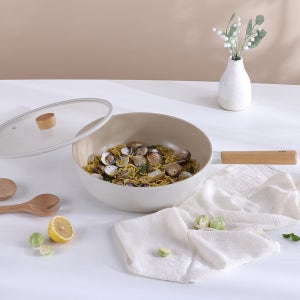 네오플램 피카 세라믹 인덕션 궁중팬 30cm (유리뚜껑)