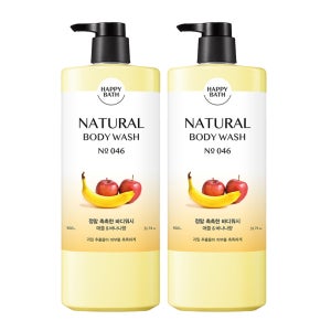 해피바스 정말 촉촉한 순한 약산성 바디워시 대용량 900g 1입+1입
