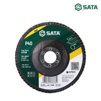 사타 SATA 4인치 디스크 휠 페이퍼 P40 55401 그라인더 사포