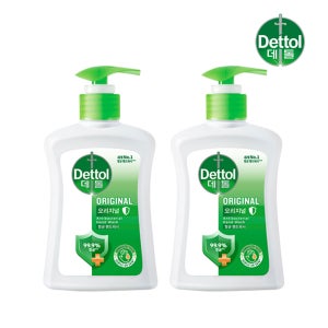 데톨 항균 핸드워시 오리지널, 250ml, 2개