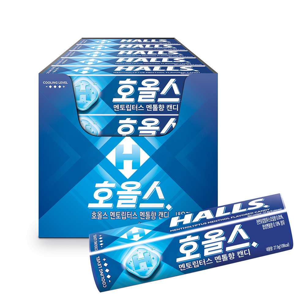 호올스 스틱 멘토립터스 멘톨 캔디