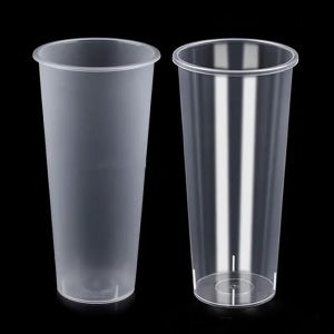 무지 투명/반투명 리유저블컵 1000ml [25개/줄] 소량 핫컵 아이스컵 다회용컵
