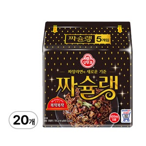 오뚜기 짜슐랭 145g x 20개 짜장라면