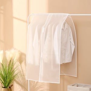 행거가리개 행거커버 행거 덮개 가림막 반투명 소형