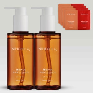 나인밀라 시드 오일 헤어 에센스 아르간 미용실 화이트로즈향, 150ml, 2개