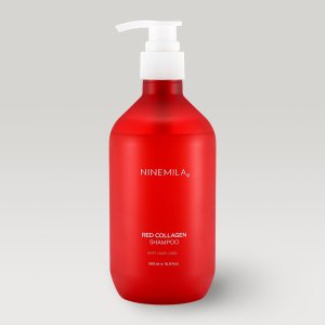 나인밀라 레드콜라겐 손상모발용 탈모샴푸 본품 (+ 리필 추가선택) 그린로즈향, 500ml, 1개