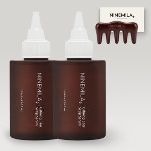 [사은품 증정 괄사] 나인밀라 카밍비어 (맥주효모) 두피 영양제 세럼 앰플 팩 버베나향, 120ml, 2개