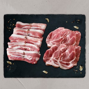 국내산 한돈 돼지고기 삼겹살 300g+목살 300g 냉장 구이용, 바베큐용