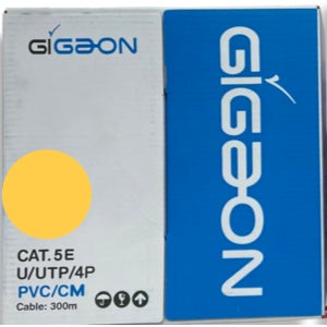 가온전선 CAT.5E UTP 케이블 옐로우 황색 4P 300m 1box
