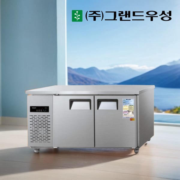 우성 업소용 냉장고 냉동고 1500 700 직냉식 테이블 올냉장 기계실 좌 메탈 반찬 영업용