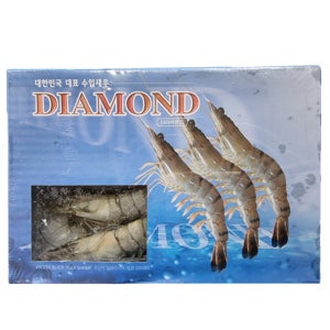 킹 블랙타이거 새우 10미 500g 냉동 홍다리얼룩 대왕새우 대하 중하 소금구이