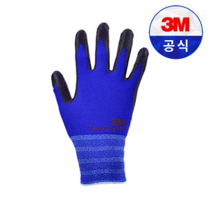 3M장갑 슈퍼그립100 블루 코팅 안전 작업
