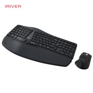 아이리버 Wrist Ergonomics 충전식 멀티페어링 인체공학 무선 키보드 마우스 세트