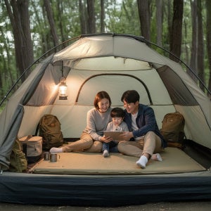 이고진 가보리 자충매트 더블 에어 매트리스 캠핑 차박 방수 등산 백패킹