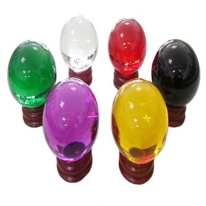 초대형 수정구 20cm 수정구슬 크리스탈 볼 유리구슬 촬영소품 풍수인테리어소품