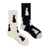 봉주르마치 양말 디자인양말 토끼양말 흑토끼해 Black rabbit socks