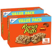 REESES 리세스 퍼프 피넛버터 시리얼 바 Puffs Cereal Treat Bars 16개입 2팩