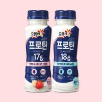 빙그레 요플레 프로틴 드링크 요구르트 210ml 12개 플레인/딸기바나나