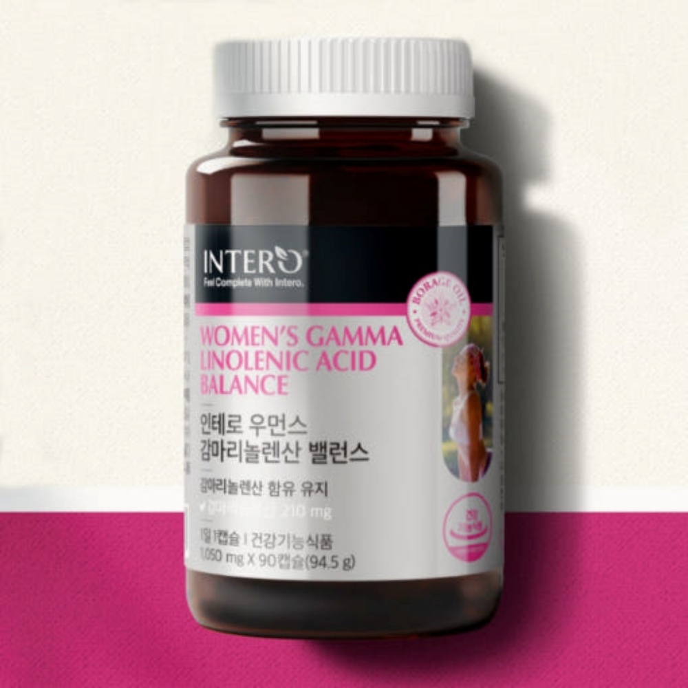 <b>감마리놀렌산</b> 보라지유 약3개월분 달맞이꽃종자유 영양제 오메가6 월경전 PMS 생리전증후군