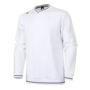 [DESCENTE] 데상트 SN321ZTL81 WHT0 긴팔 풀오버 (흰색)