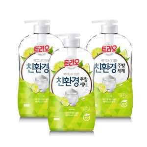 트리오 담은 주방세제 680ml 베이킹 라임 3개