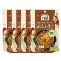 CJ 다담 고깃집 된장찌개 양념 130G 4개