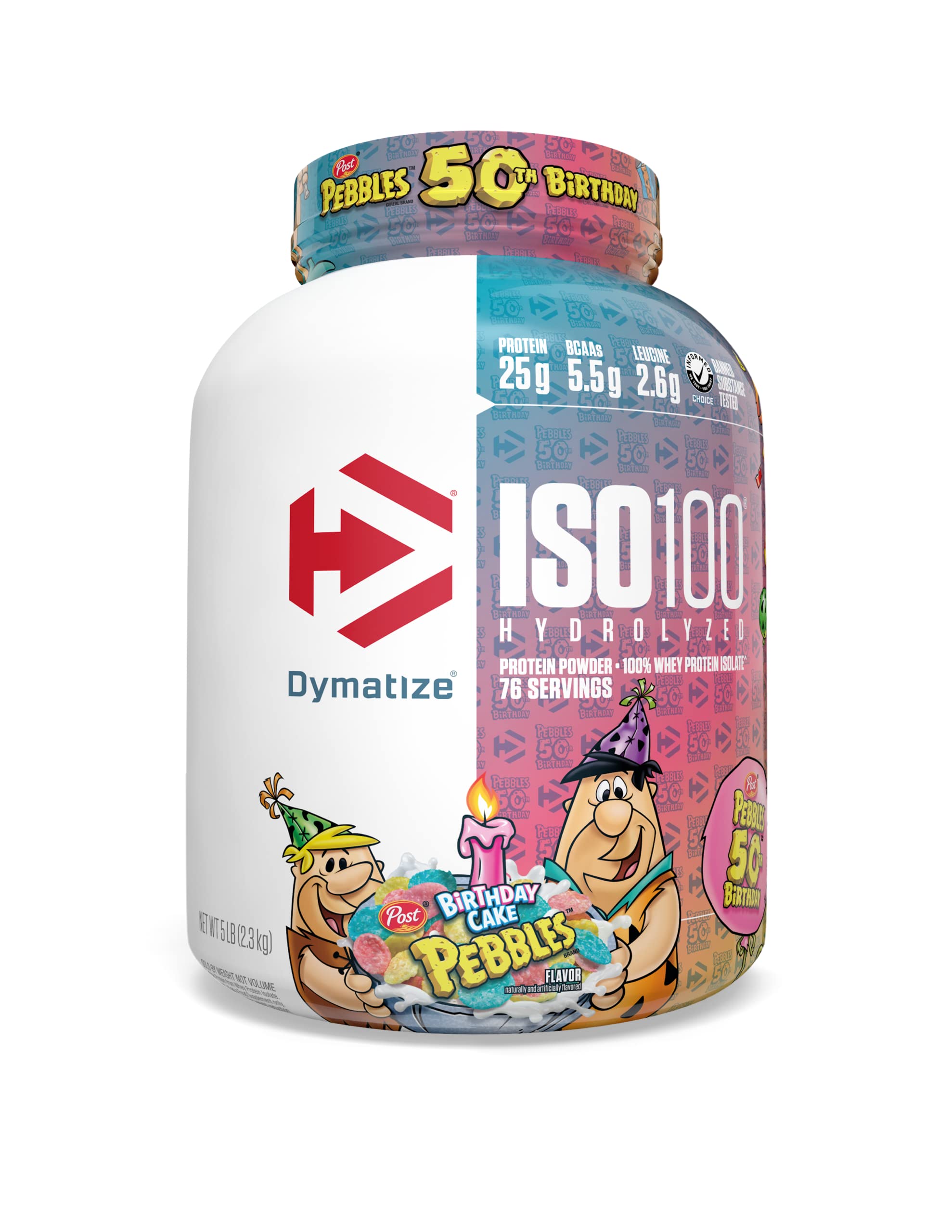 다이마타이즈 x ISO100 가수분해 100% 분리 유청 프로틴 단백질 보충제 <b>프루티</b> 페블 5lb 2.3kg 1개