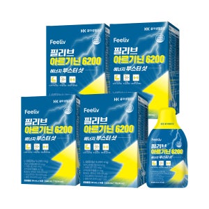 콜마생활건강 필리브 아르기닌 6200 / 남성 여성 고함량 액상 14포, 4개