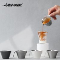 MHW-3BOMBER 스텐 샷잔 에스프레소 계량컵 벨크리머 100ml 2온스눈금